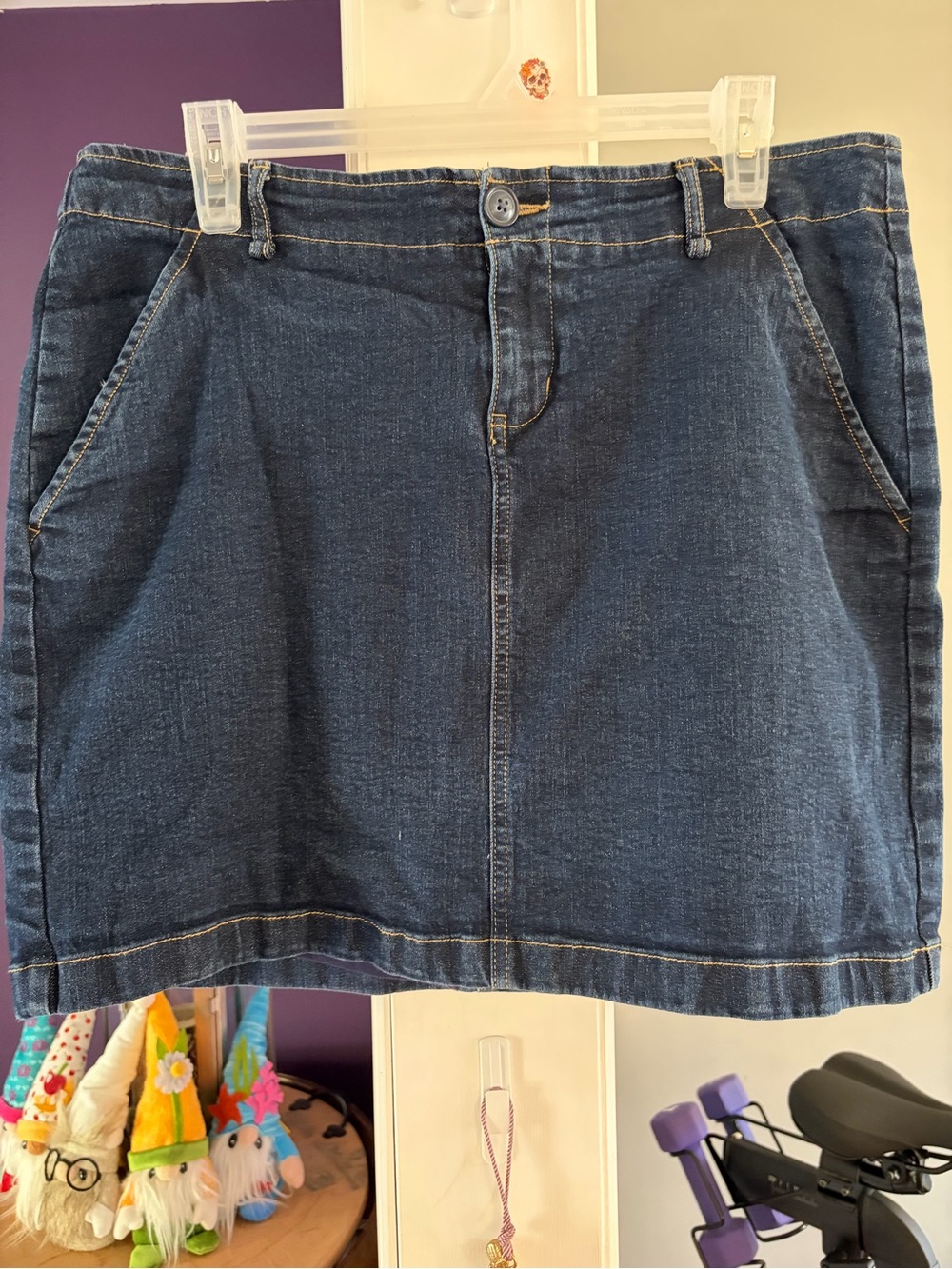 Jessica Dark Blue Denim Mini Skirt